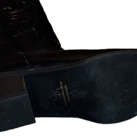 Cowgirl Boots Mid Calf Western Boots - Picture 8 of 9